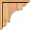 Ekena Millwork New Brighton Smooth Corbel w/Backplate, Western Red Cedar, 7 1/2"W x 14"D x 14"H COR08X14X14NEB01SWR - alternate 2